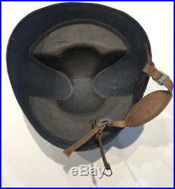Original WWII U. S. N. US Navy Talker Helmet MKII With D-Day & Strap