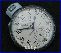 Original Wwii U. S. Navy Hamilton Chronometer Deck Watch Clock & Case Dated 1942