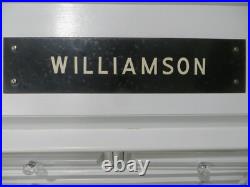 Perry W. Williamson Dr. Office military sign-military plaque and degree