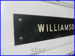 Perry W. Williamson Dr. Office military sign-military plaque and degree