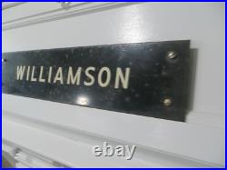 Perry W. Williamson Dr. Office military sign-military plaque and degree