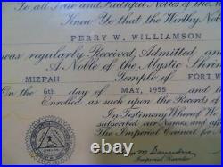 Perry W. Williamson Dr. Office military sign-military plaque and degree