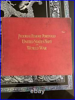 Pictorial History Portfolio United States Navy In World War Hardcover 1921