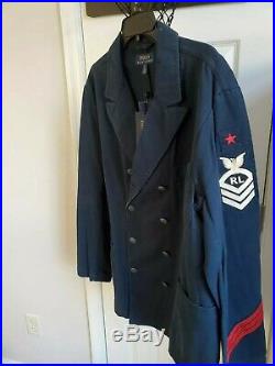 Polo Ralph Lauren Naval Aviator Military Jacket CPO Senior Chief Large NWT $398