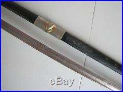 Post WWII Gemsco Model 1852 USN US Navy-Naval Officers Etched Sword withScabbard