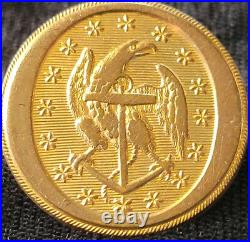 Pre CIVIL War 1 Piece United States Navy Officer's Button Albert# Na-81-a