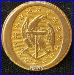 Pre CIVIL War 1 Piece United States Navy Officer's Button Albert# Na-81-a