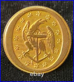Pre CIVIL War 1 Piece United States Navy Officer's Button Albert# Na-81-a