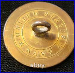 Pre CIVIL War 1 Piece United States Navy Officer's Button Albert# Na-81-a