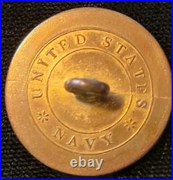 Pre CIVIL War 1 Piece United States Navy Officer's Button Albert# Na-81-a