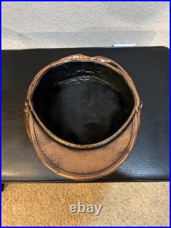 Profesionally Bronzed Service Warn US Navy Officer Cap