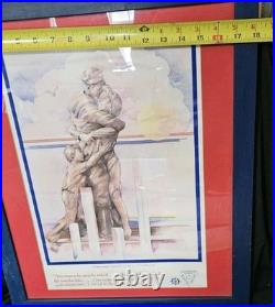 RARE 1982 HOMECOMING POSTER FROM FRA FOR U S NAVY MEMORIAL-22x18 RARE