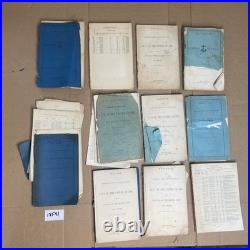 RARE Navy Register Of The United States Lot 1800s Book US USN Marines 18F91
