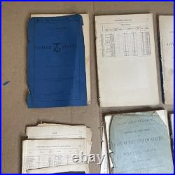 RARE Navy Register Of The United States Lot 1800s Book US USN Marines 18F91