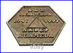 RARE+ USN US Navy A&R NADEP ALAMEDA NAVAL AVIATION DEPOT Solid Bronze Plaque