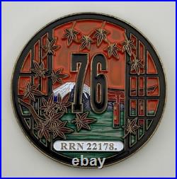 RARE USS Ronald Reagan CVN-76 Navy Presentation Challenge Coin Eagle Design, 3