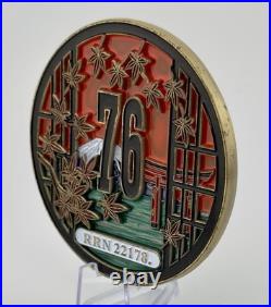 RARE USS Ronald Reagan CVN-76 Navy Presentation Challenge Coin Eagle Design, 3