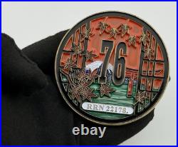 RARE USS Ronald Reagan CVN-76 Navy Presentation Challenge Coin Eagle Design, 3