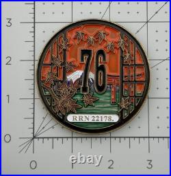 RARE USS Ronald Reagan CVN-76 Navy Presentation Challenge Coin Eagle Design, 3