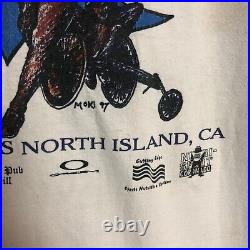 RARE vtg'97 US Naval Special Warfare Triathlon t-shirt L Moki Martin Graphics