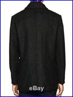 RRL Ralph Lauren Men 1910s USN English Wool Double Breasted Peacoat Jacket Coat