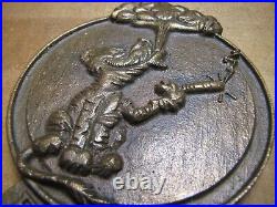 RVAH-1 UNITED STATES NAVY Old Embossed Brass Plaque Paperweight Attack Squadron