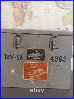 Radiation Detector US Navy Radiac Set AN/PDR-27CF With Case 4963