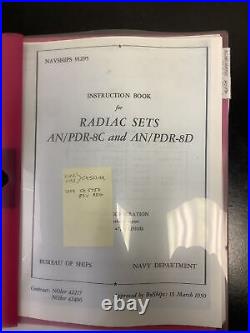 Radiation Detector US Navy Radiac Set With Case