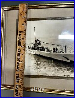 Rare 1929 US Navy Submarine Signed Named Medal With Original Photo