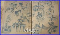 Rare 1955 U. S. S. Iowa BB-61 Cruise Book, Captain William Bryson's Copy