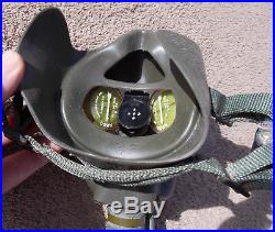 Rare! 1968 USN USMC Pilot's MS22001 Oxygen Mask With Mike & Butteryfly Clips