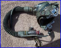 Rare! 1968 USN USMC Pilot's MS22001 Oxygen Mask With Mike & Butteryfly Clips