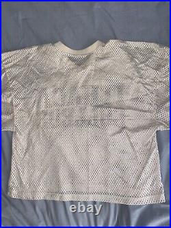 Rare Ithaca College Champion Vintage Sports Jersey White/Navy Shirt XL 80s
