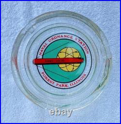 Rare Naval Ordnance Station 1945 -1970 Ashtray Forest Park IL United States Navy