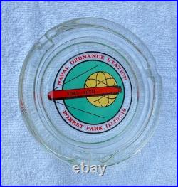 Rare Naval Ordnance Station 1945 -1970 Ashtray Forest Park IL United States Navy