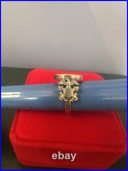 Rare One of a kind USN Nurse Corps Retired Sterling and Gold Ring Custom Made