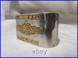 Rare Piece Of Naval History! Uss Harry W. Hill, Rear Admiral Gilbeau, Scandal