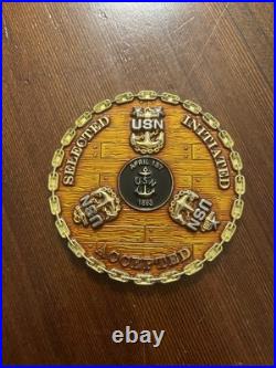 Rare US Navy Challenge Coin USN 125 Khaki Ball 2017 Admit One Selected Accepted