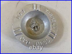Rare USN United States Navy USS CPO MESS Yarnell metal ashtray 2B61