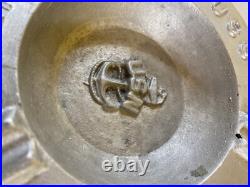 Rare USN United States Navy USS CPO MESS Yarnell metal ashtray 2B61