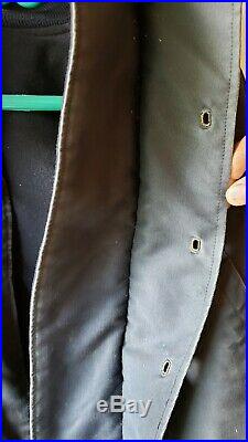 Rare WW2 Navy Deck Jacket, Blue Style With Metal Clip Fasteners
