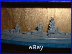Rare WWII U. S. Navy and Japanese Navy Recognition Set of Miniature Models in Box