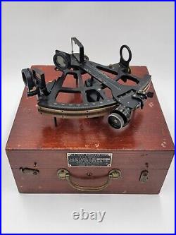 Rare WWII US Navy Bureau Ships Mark 2 Sextant by Pioneer Div. Bendix Aviation