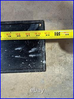 Rare WWII US Navy Submarine Storage Box w Sliding Lid Sub USN