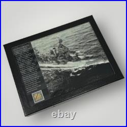 Rare! WWII USS Texas BB-35 Main Wood Deck Fragment D-Day U. S. Navy Display