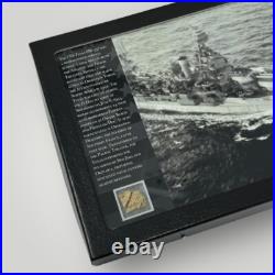 Rare! WWII USS Texas BB-35 Main Wood Deck Fragment D-Day U. S. Navy Display