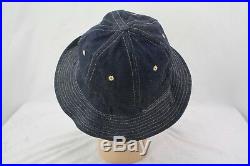 Rare Ww2 Us Navy Daisy May Denim Hat