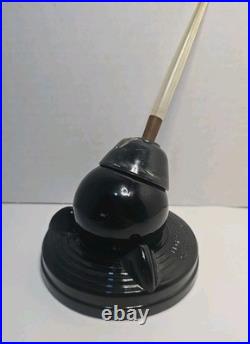Rare Wwii Officer's Desktop Pen Holder Marked Property Of U. S. Navy