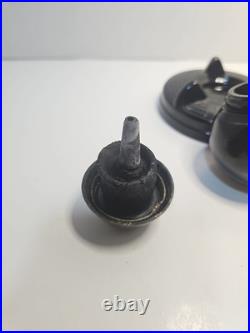 Rare Wwii Officer's Desktop Pen Holder Marked Property Of U. S. Navy