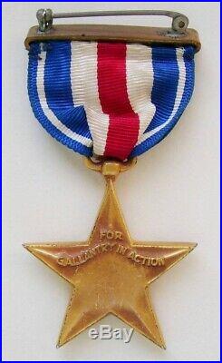 Rare early WWII wrap brooch Navy or Marine Corps gallantry medal, US Mint